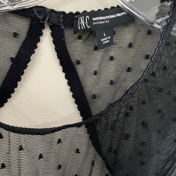 INC Sheer Lace Teddy Bodysuit/ Lingerie - Picture 7 of 9